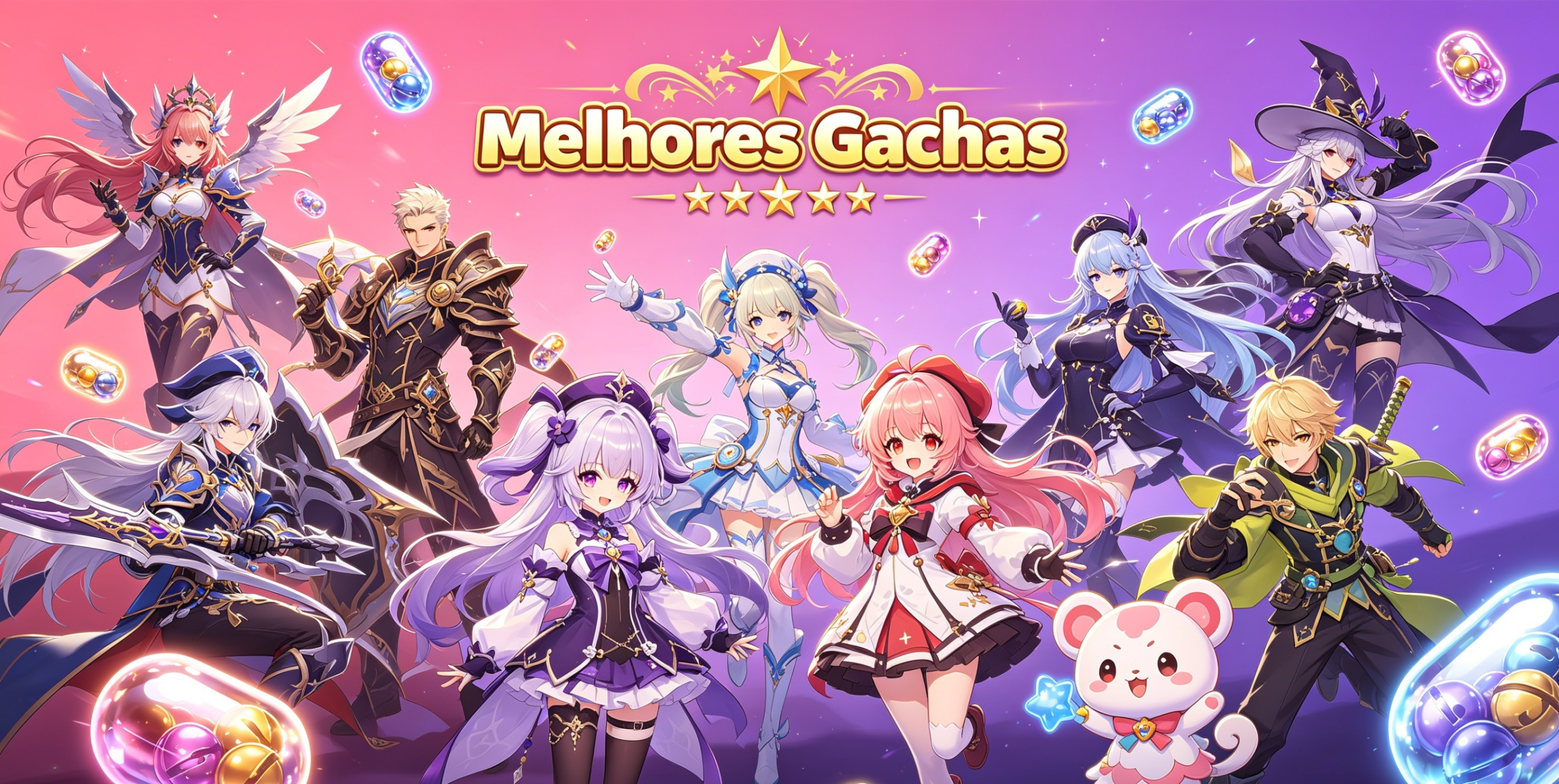 OS 07 MELHORES JOGOS GACHA